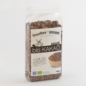 Greenmark bio kakaóbab, pörkölt, zúzott 150g