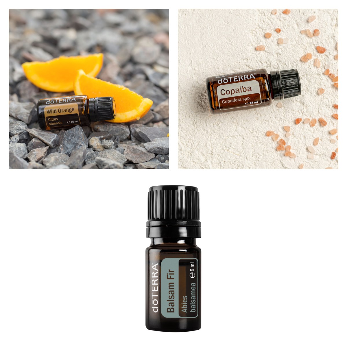 dōTERRA Téli illatcsomag: Vadnarancs, Copaiba, Balzsamfenyő + ajándék gyertya